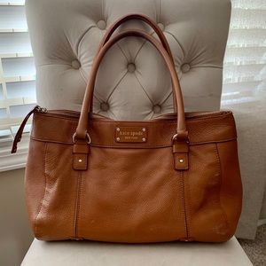 Kate Spade pebbled leather satchel